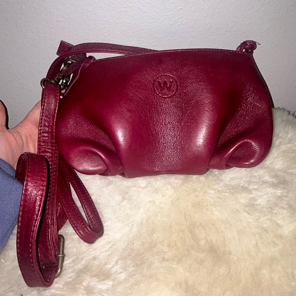 Beautiful burgundy Red Crossbody from wanders travel
